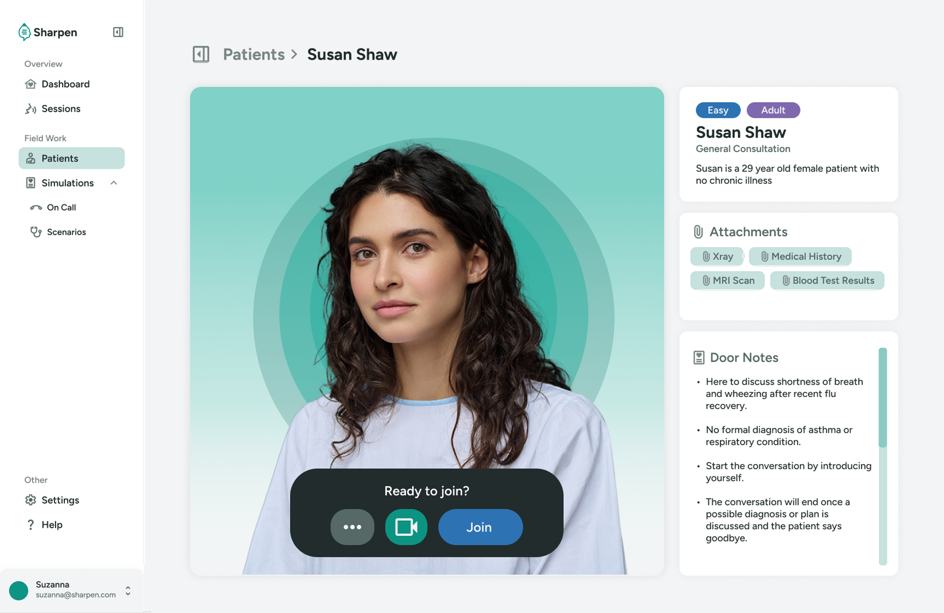 New Patient Call Page design