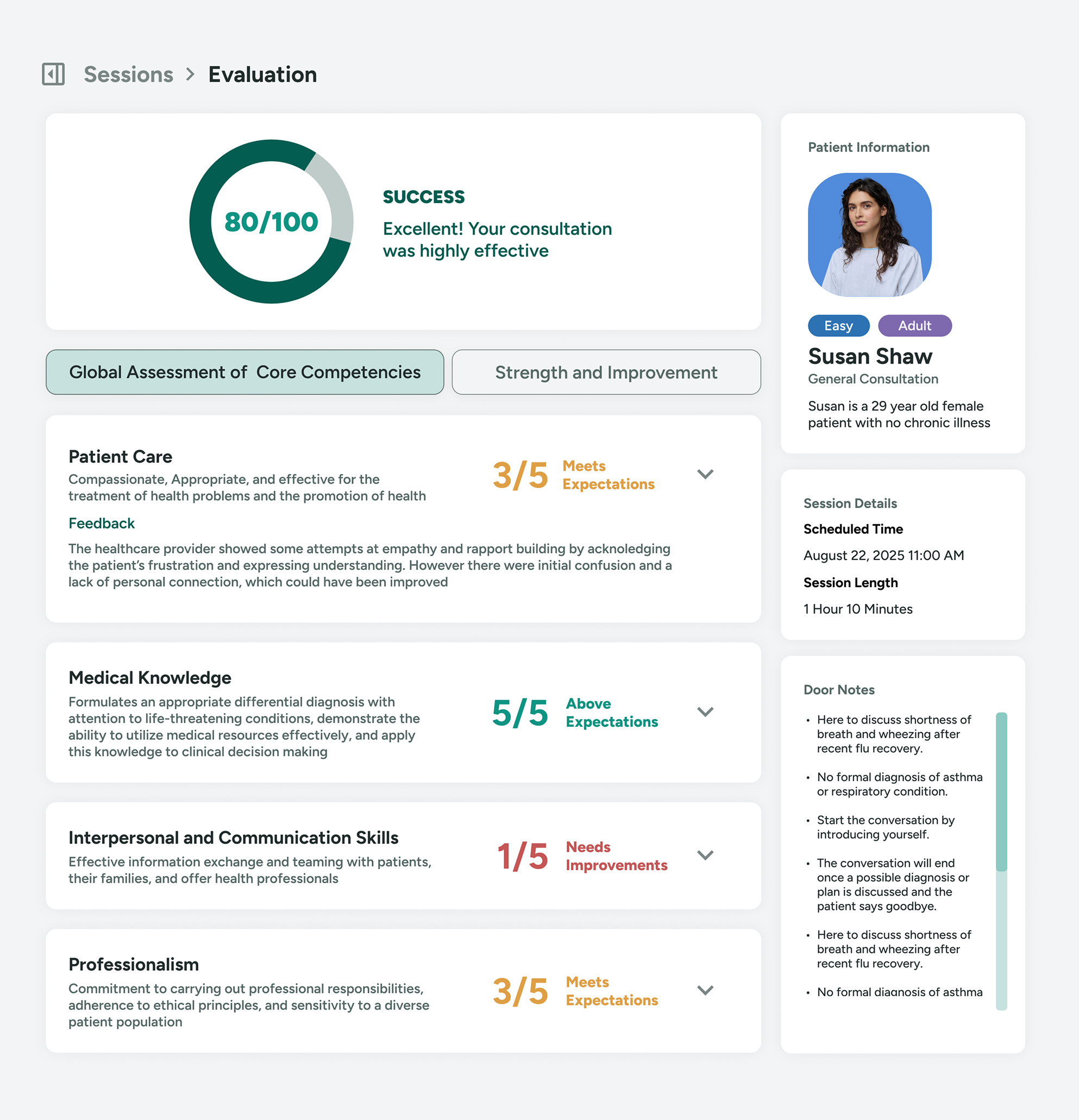 New Evaluation design